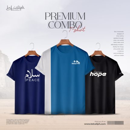 3 PCS T-Shirt Combo for Men | Stylish Everyday Wear - SET006